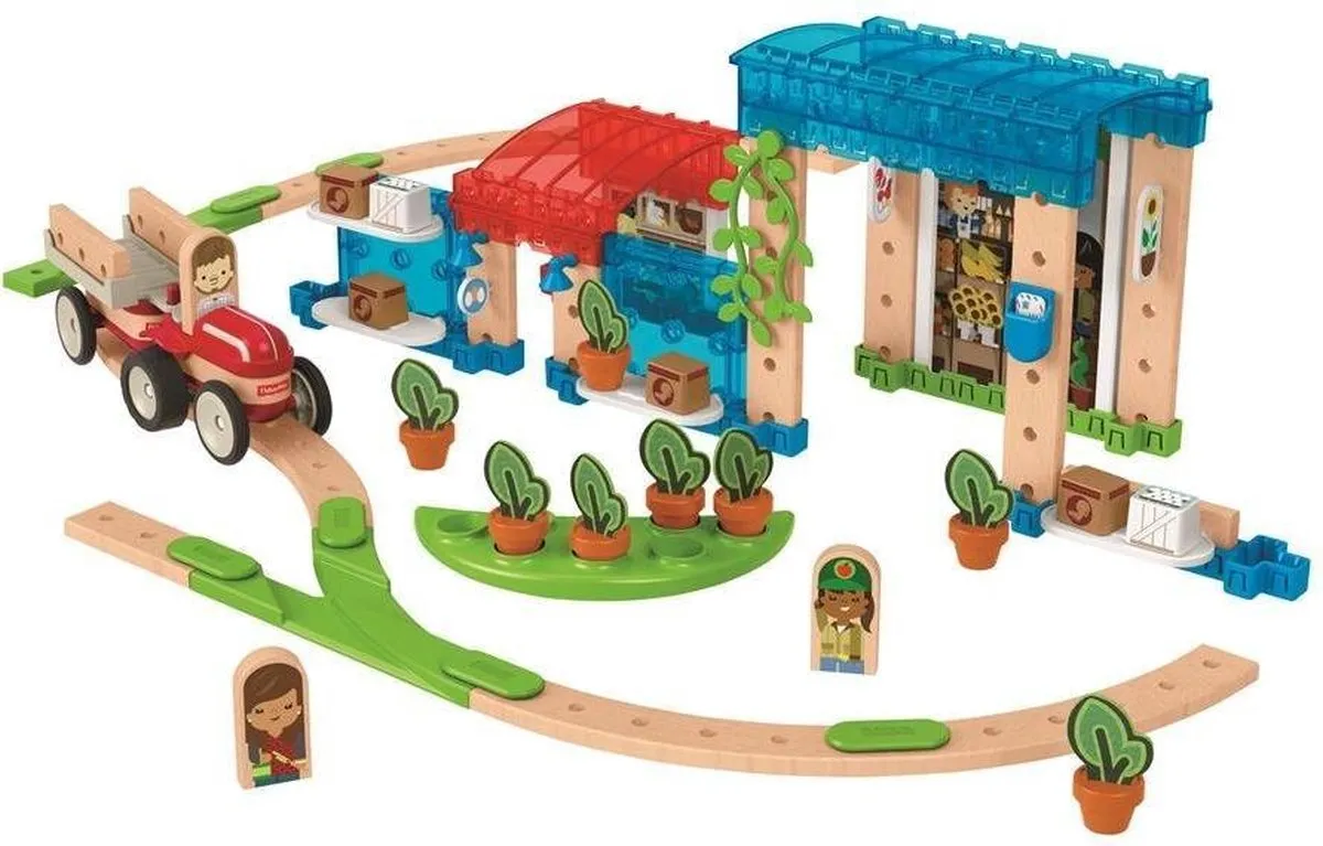 Fisher Price Wonder Makers Stad - 75 Onderdelen - Multicolor - afbeelding 6 van 6