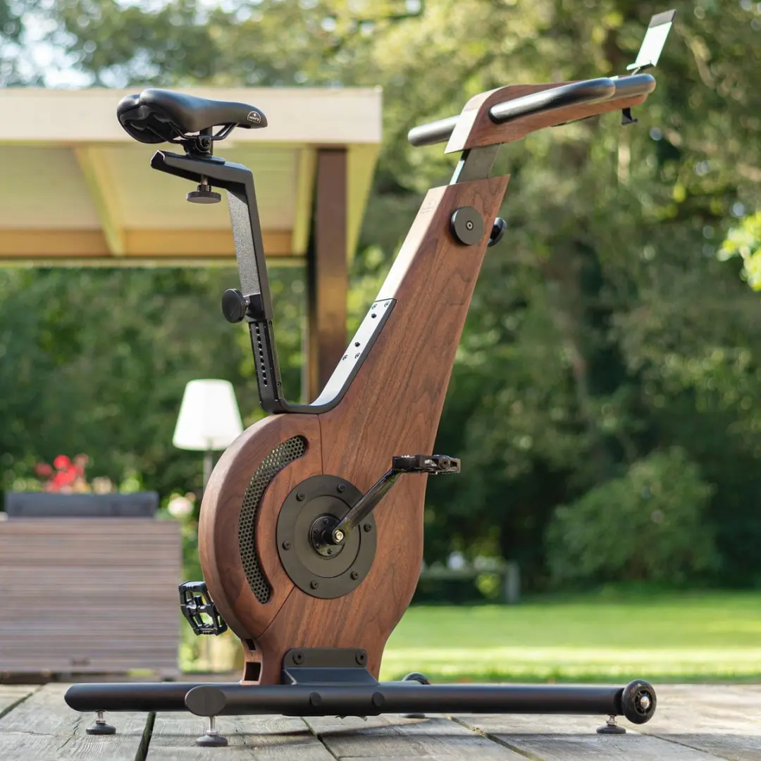 Nohrd Bike V2 Club Indoor Bike - Gebeitst eikenhout - afbeelding 6 van 6