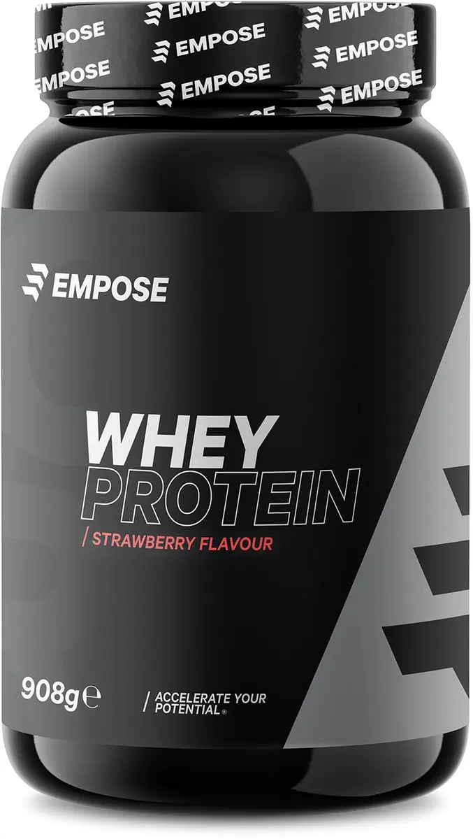 Empose Nutrition Whey Protein Aardbei 908g - 30 Porties