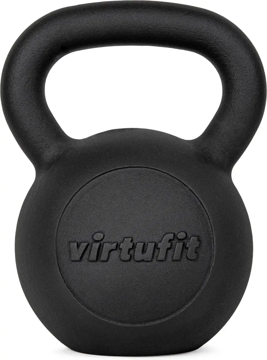 VirtuFit Kettlebell Pro Gietijzer 24kg - Zwart