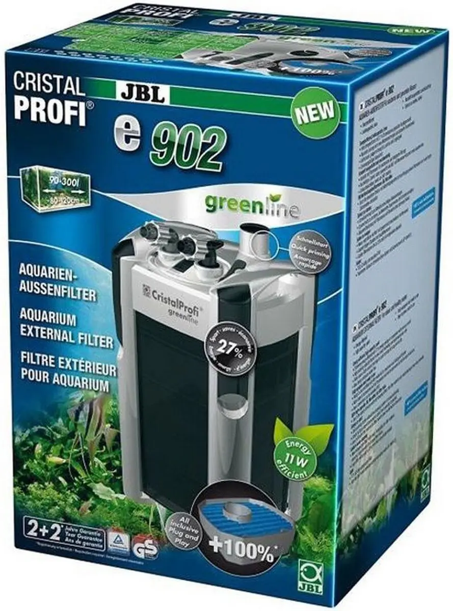 JBL CristalProfi E902 Greenline Aquariumfilter 900L/u