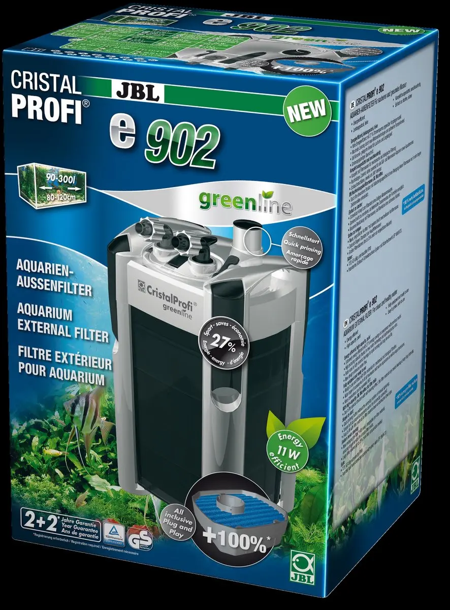 JBL CristalProfi E902 Greenline Aquariumfilter 900L/u