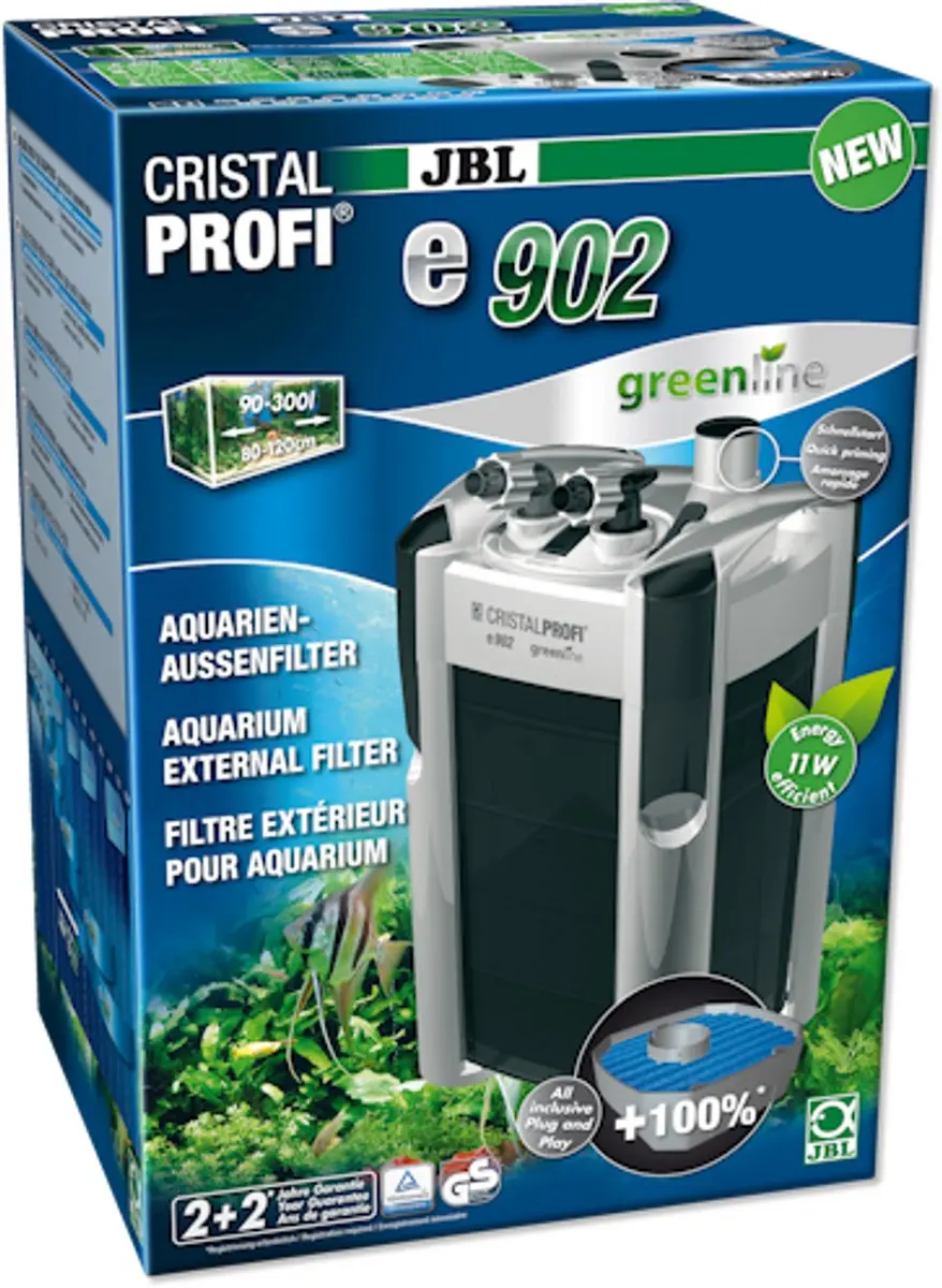 JBL CristalProfi E902 Greenline Aquariumfilter 900L/u