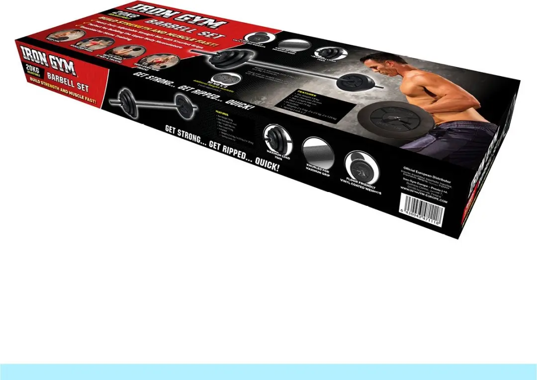 Iron Gym IRG034 Aanpasbare Halterset 20kg - Zwart