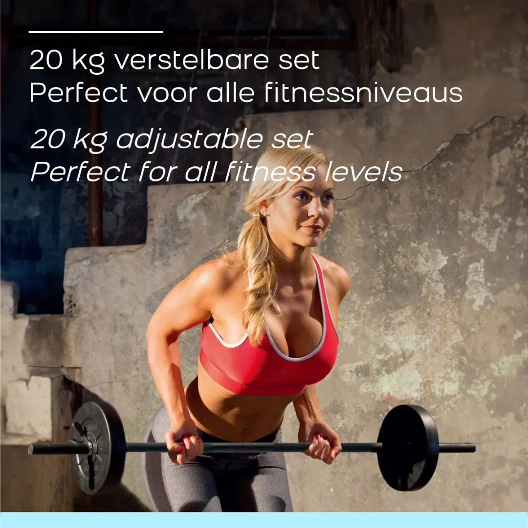 Iron Gym IRG034 Aanpasbare Halterset 20kg - Zwart