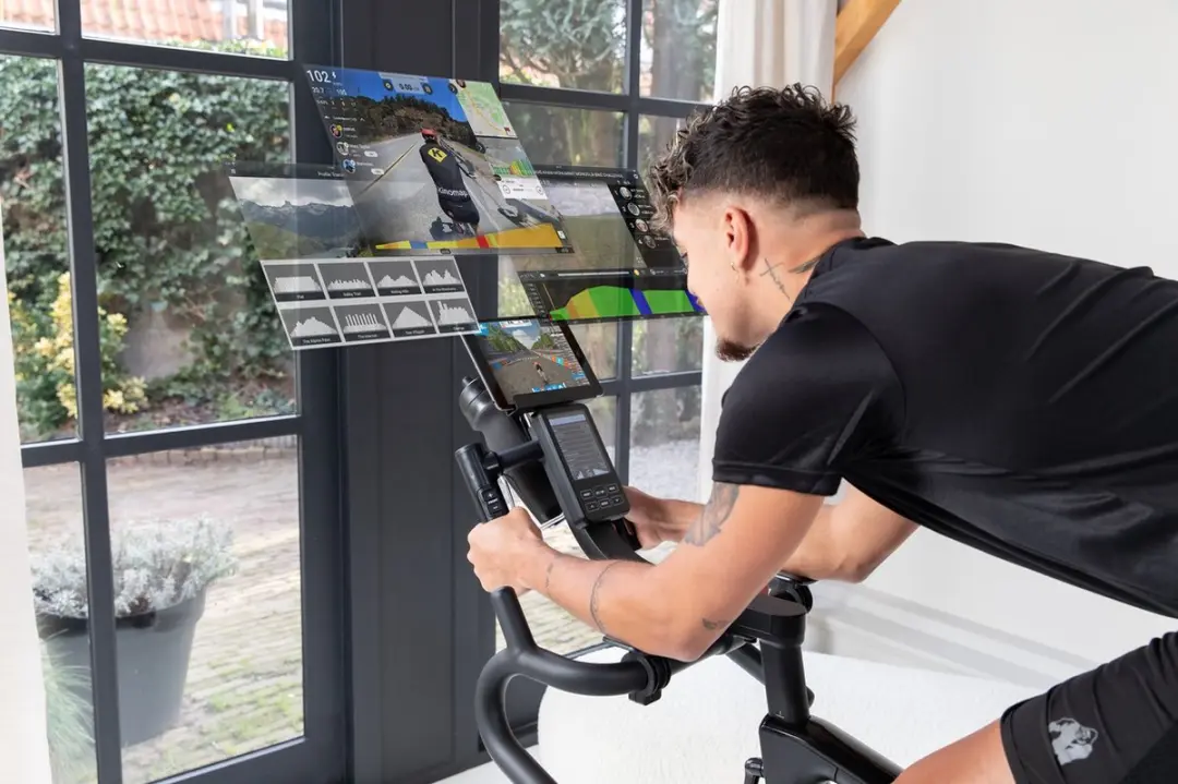 Virtufit Etappe 2.0i Indoor Cycle - 22 kg Vliegwiel - Zwart - afbeelding 6 van 6