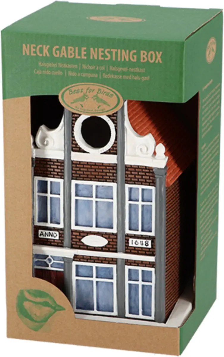 Esschert Design Vogelhuisje Hangend - Bruin - afbeelding 6 van 6