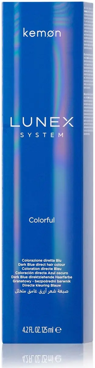 Kemon Lunex Colorful Blauw Haarkleuring 125ml