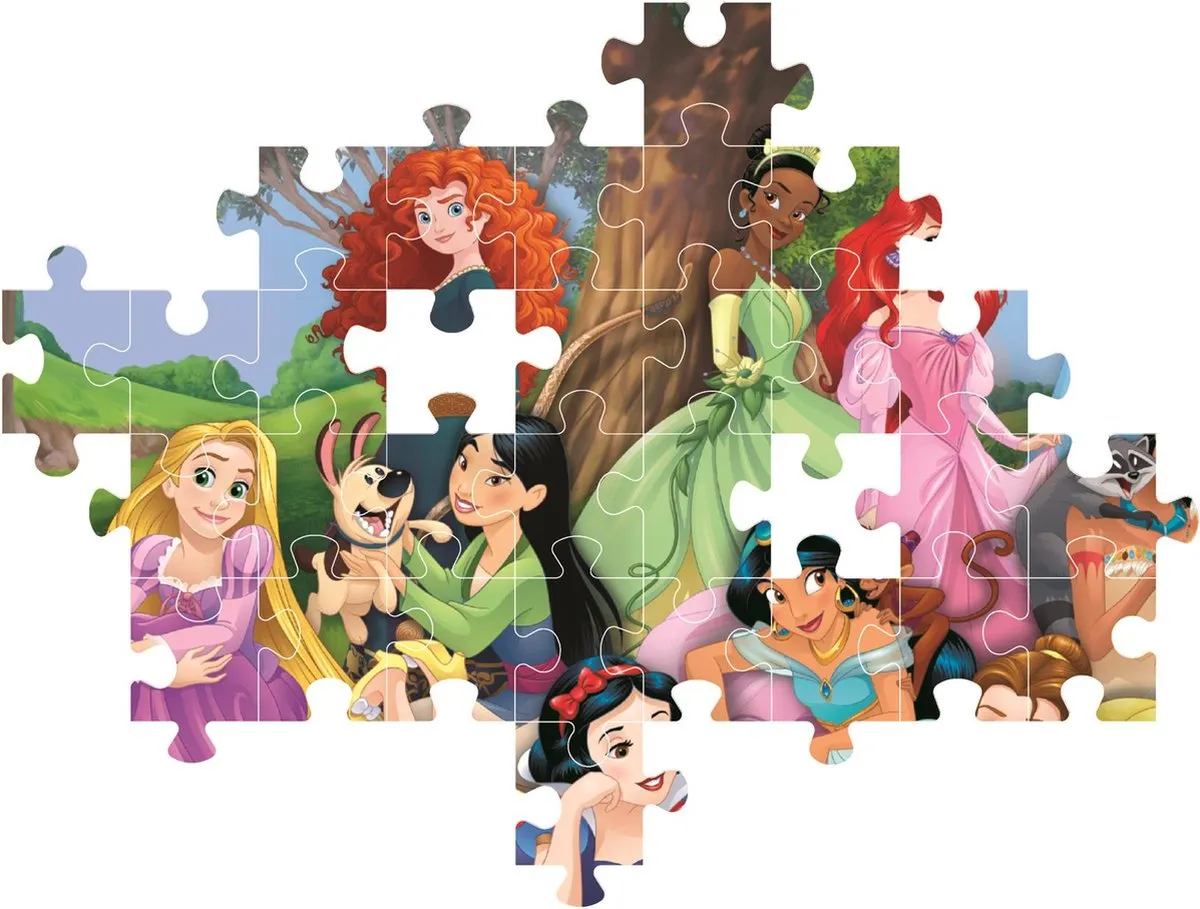 Clementoni Disney Princess Puzzel 104 Stukjes - Multicolor