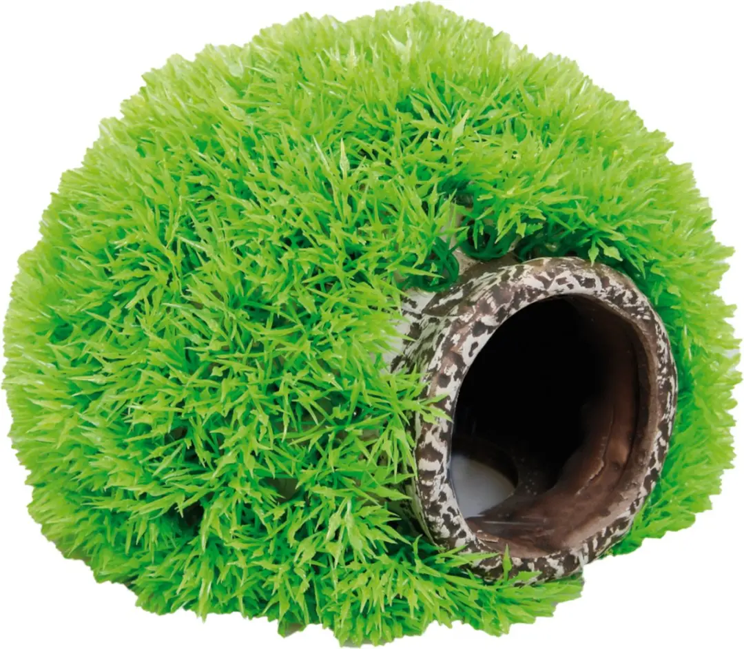 Flamingo Aquarium Groene Mosbal Grot 16x14x11cm