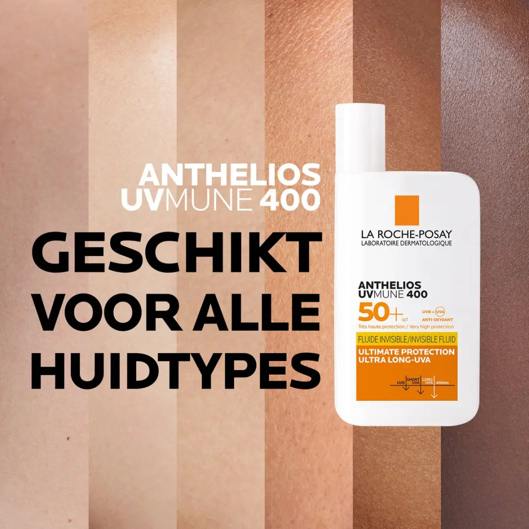 La Roche-Posay Anthelios UVMUNE 400 Onzichtbare Fluïde SPF50+ - 2x50ml