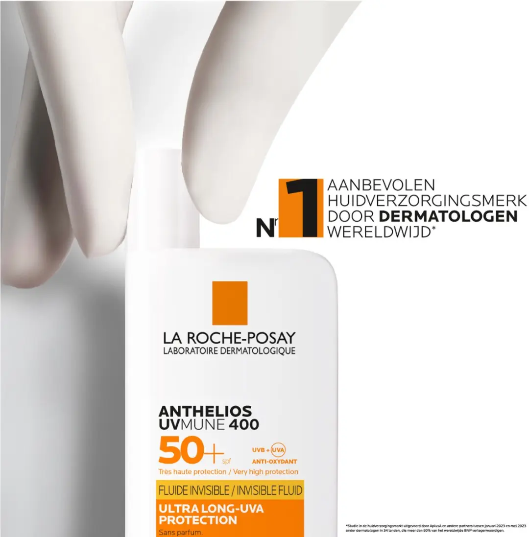 La Roche-Posay Anthelios UVMUNE 400 Onzichtbare Fluïde SPF50+ - 2x50ml
