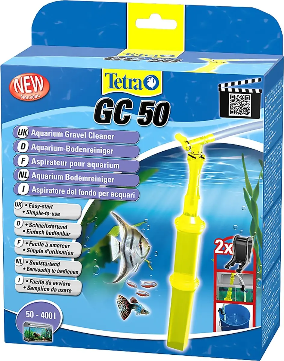 Tetra Tec GC50 Bodemreiniger - Aquariumfilter 50-400L
