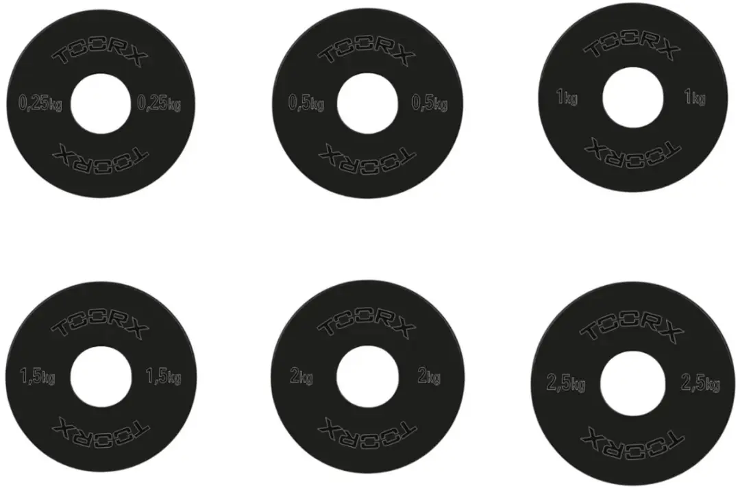 Toorx Fitness Micro Halterschijven 50mm - 1.5kg - 2 Stuks