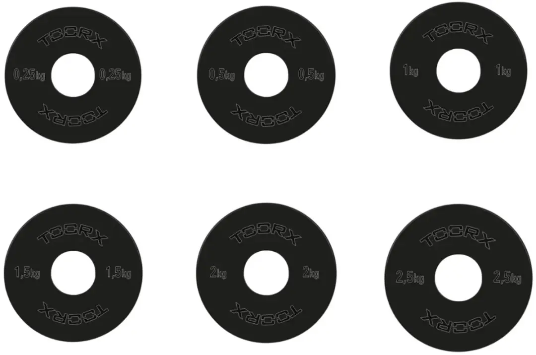 Toorx Fitness Micro Halterschijven 50mm - 1.5kg - 2 Stuks
