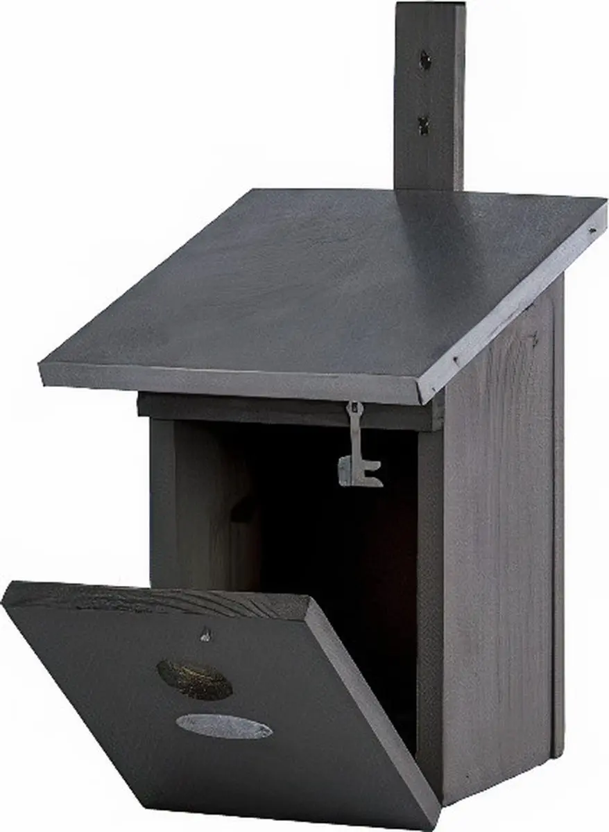 Esschert Design Houten Koolmeeskast Grijs