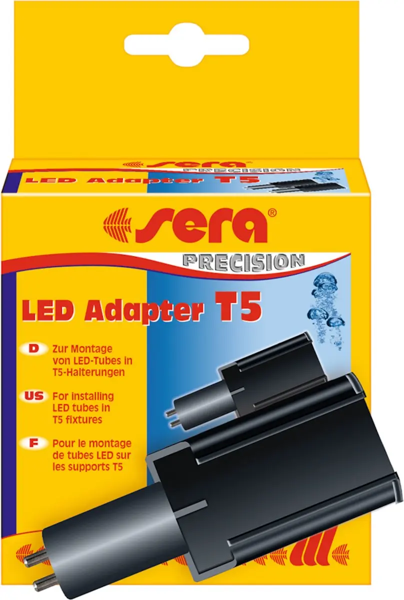 Sera LED Adapter T5 - 2 Stuks Zwart