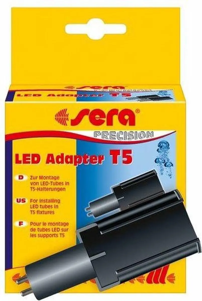 Sera LED Adapter T5 - 2 Stuks Zwart