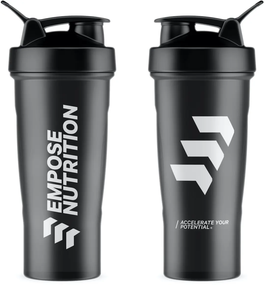 Empose Nutrition Shakebeker 600ml - Zwart Transparant