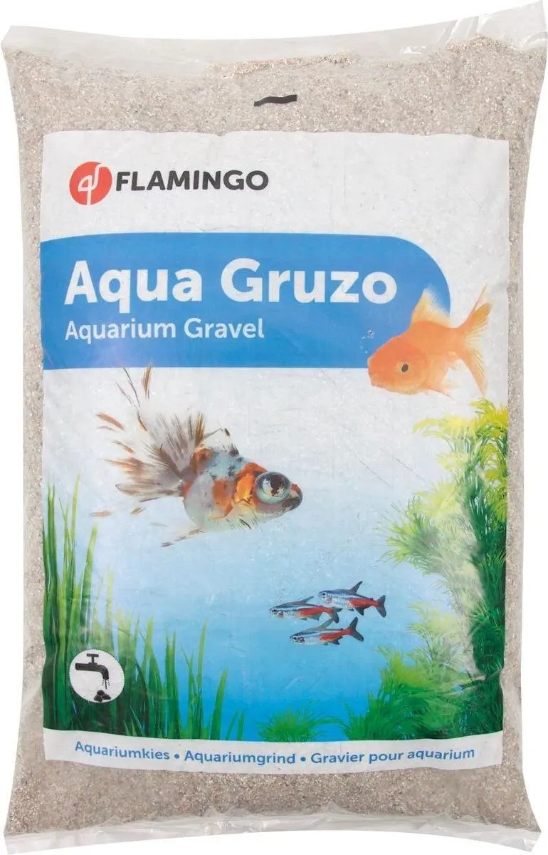 Flamingo Aquarium Zand Loire - 10 kg - Grijs