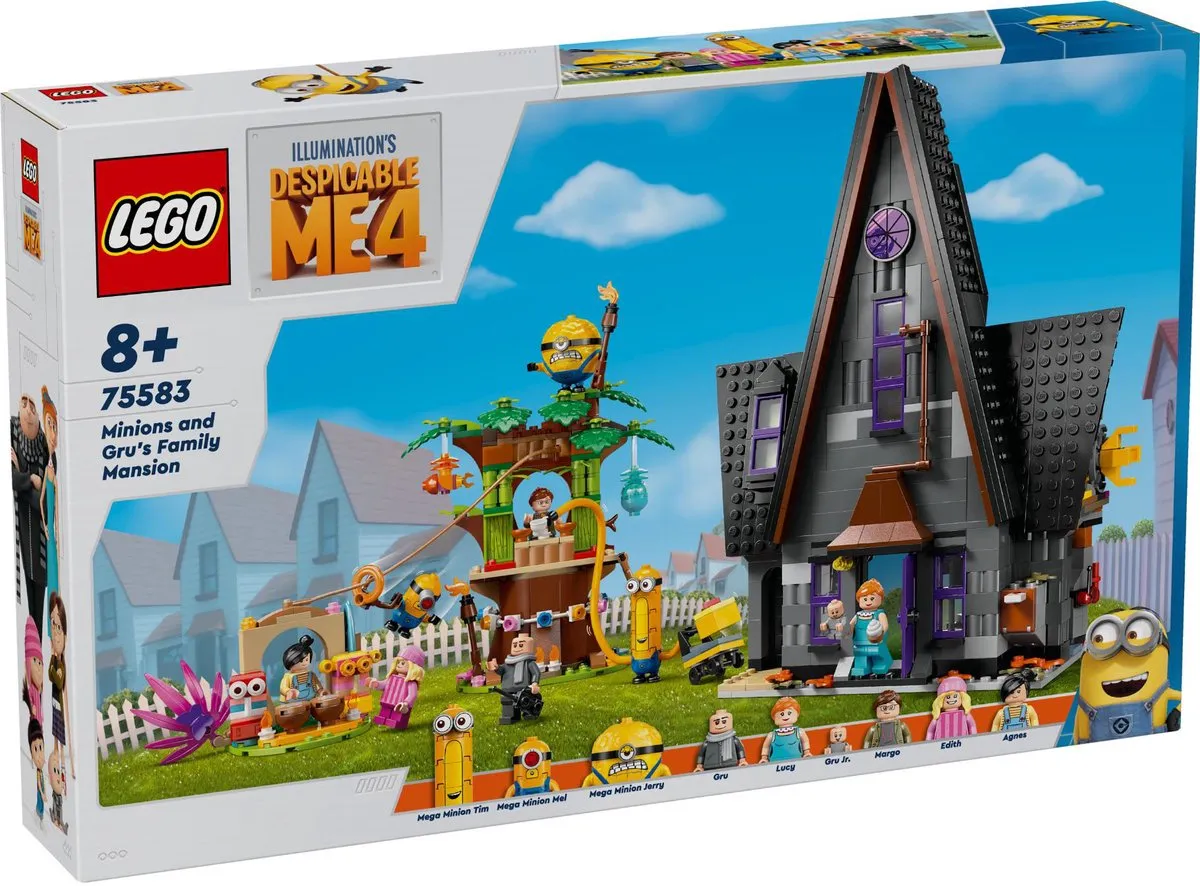 LEGO Despicable Me 4 Huis van de Minions 75583