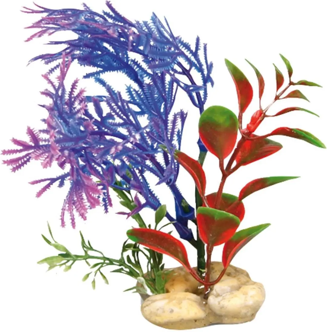 Flamingo Aquarium Plant Plastic Botanica - 5x5x12cm