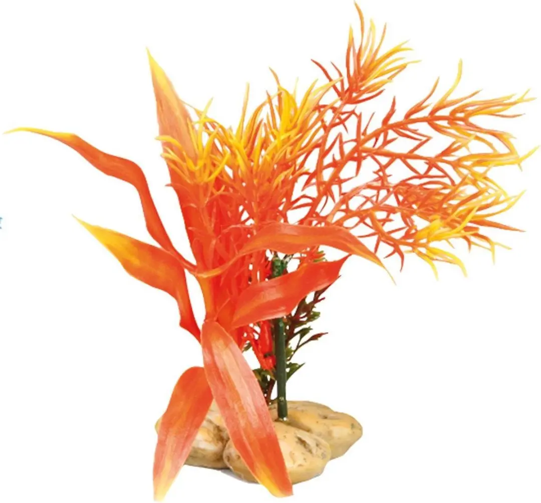 Flamingo Aquarium Plant Plastic Botanica - 5x5x12cm