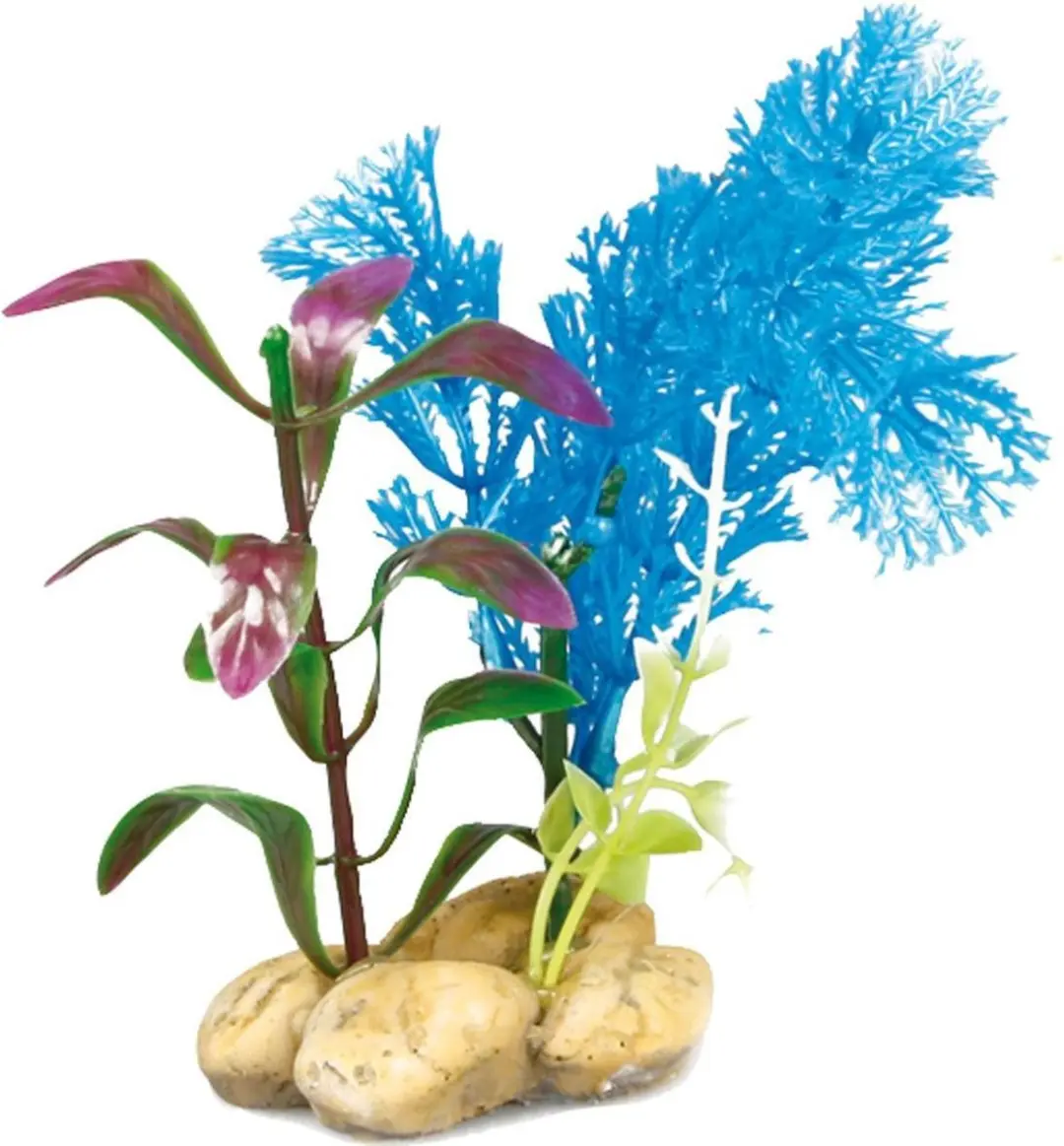 Flamingo Aquarium Plant Plastic Botanica - 5x5x12cm