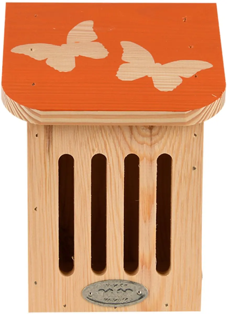 Esschert Design Vlinderkast Diapositief - Hangend - Houtkleur