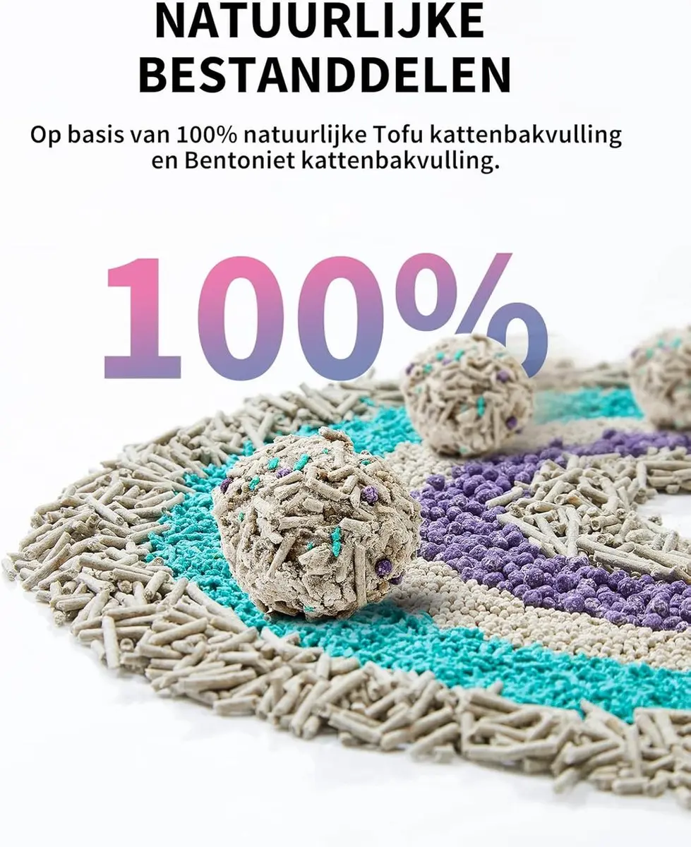 Petkit 5-in-1 Kattenbakvulling - 3.6 kg - afbeelding 4 van 6