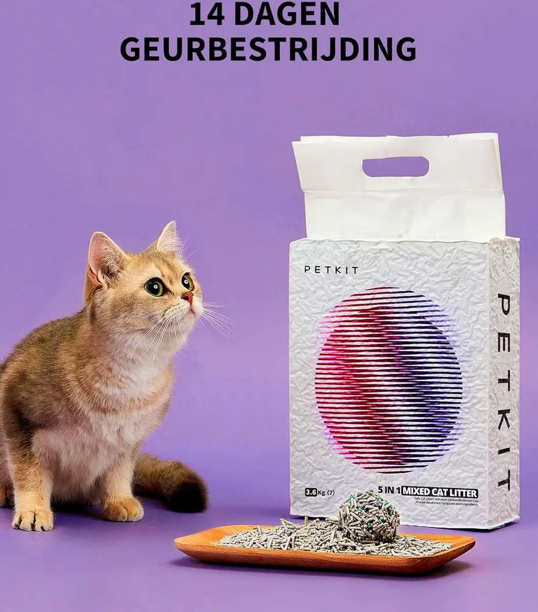 Petkit 5-in-1 Kattenbakvulling - 3.6 kg - afbeelding 2 van 6