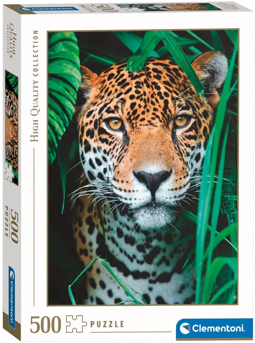 Clementoni Jaguar in de Jungle Puzzel 500 Stuks - Multicolor