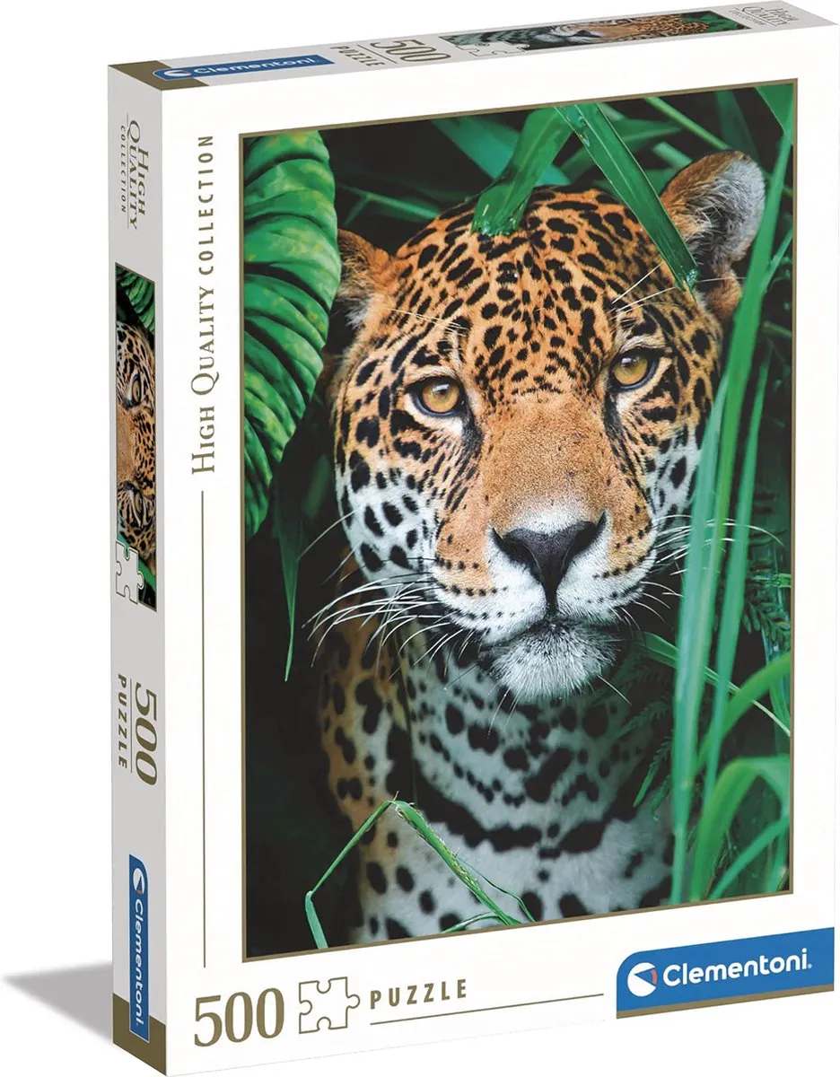 Clementoni Jaguar in de Jungle Puzzel 500 Stuks - Multicolor