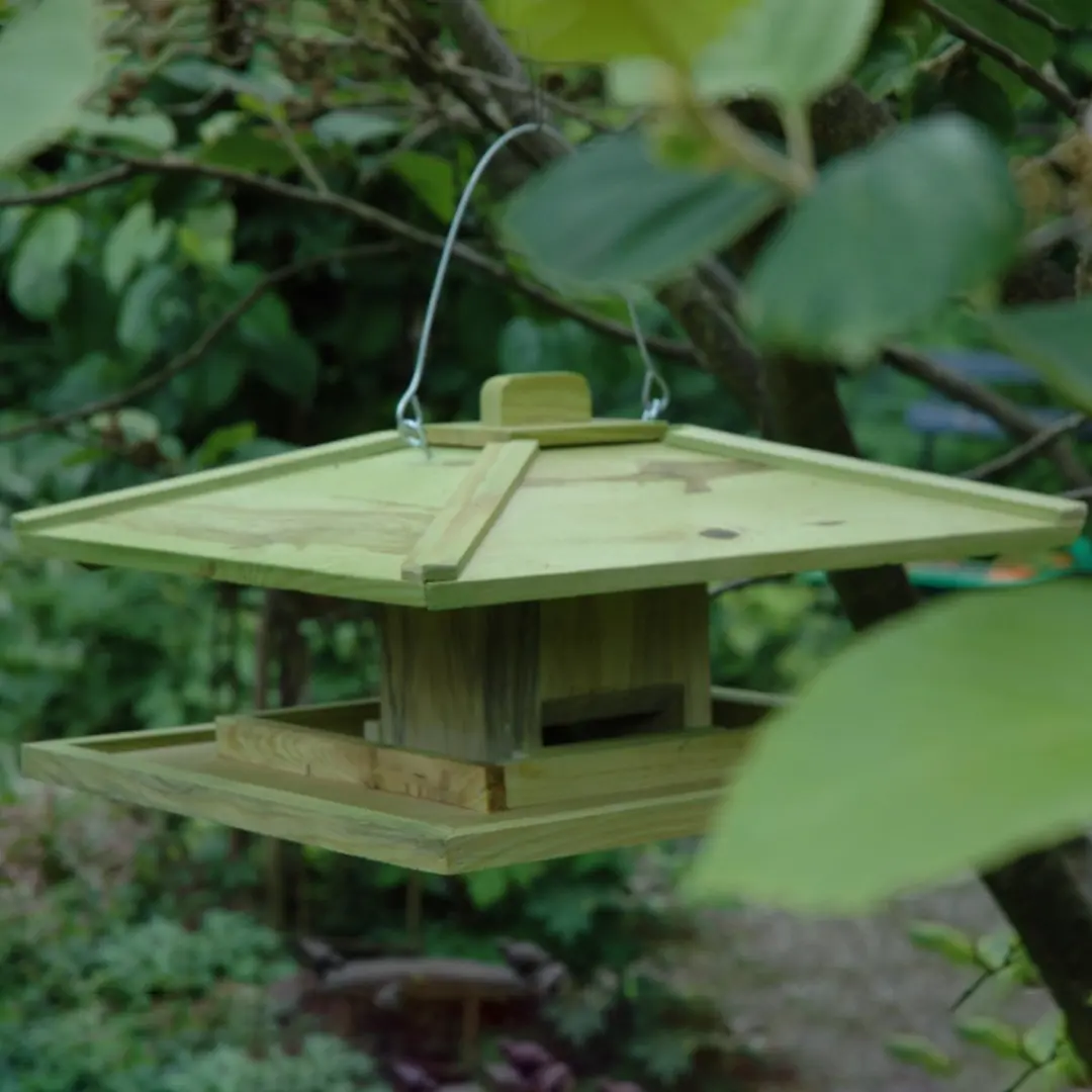 Esschert Design Vogelvoederhuisje Japans - Groen
