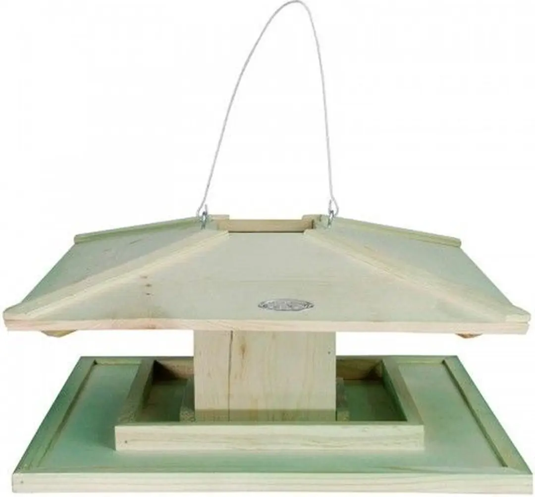Esschert Design Vogelvoederhuisje Japans - Groen - afbeelding 6 van 6