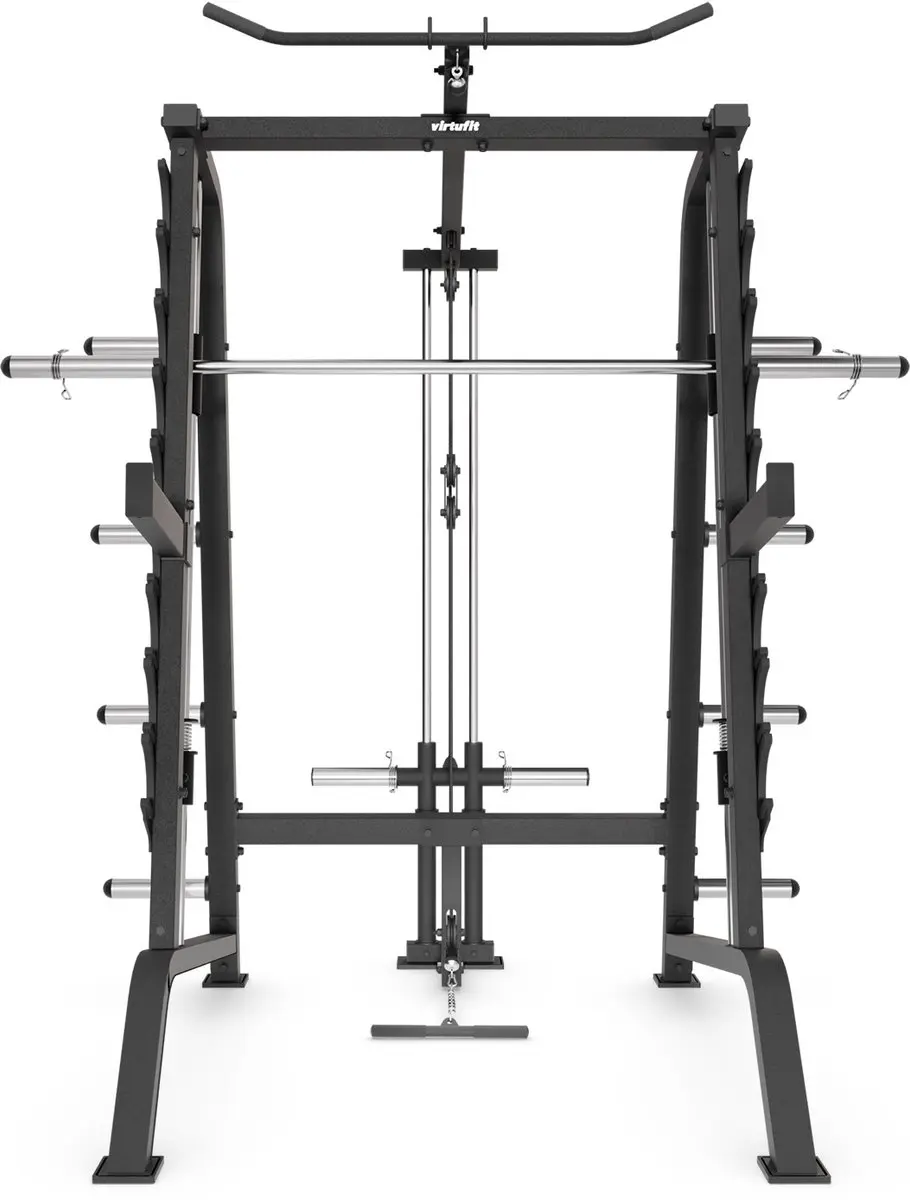 VirtuFit SM100 Smith Machine - Incl. Pulley Station - Zwart