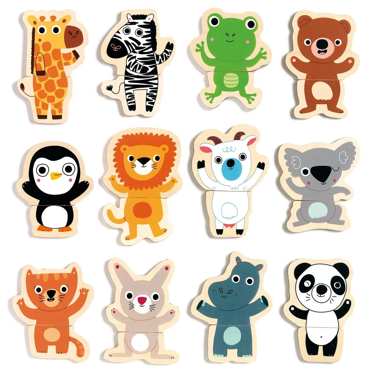 Djeco Magnectic's Coucou Magneetspel - 24 Stuks - Multicolor