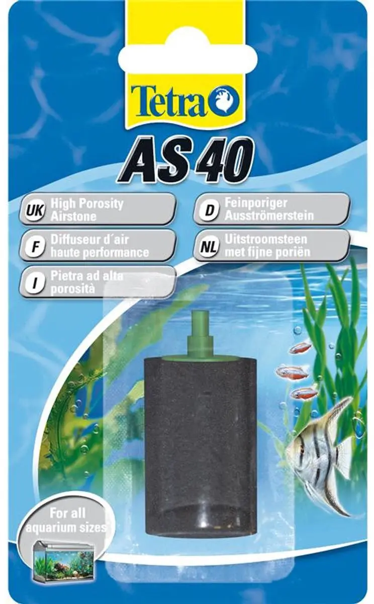 Tetra AS40 Diffusor 3x8,5x14,2cm - Zwart