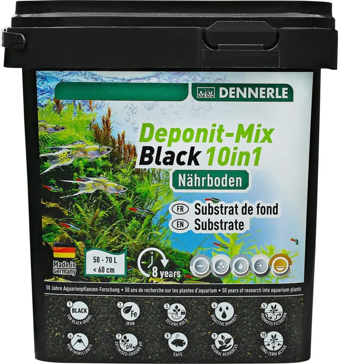 Dennerle Deponitmix Black Voedingsbodem 2,4kg