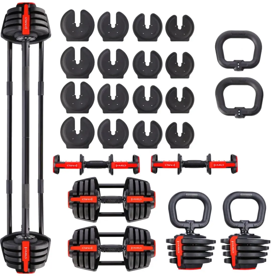 HMS 3-in-1 Dumbbell Set 43,5 kg