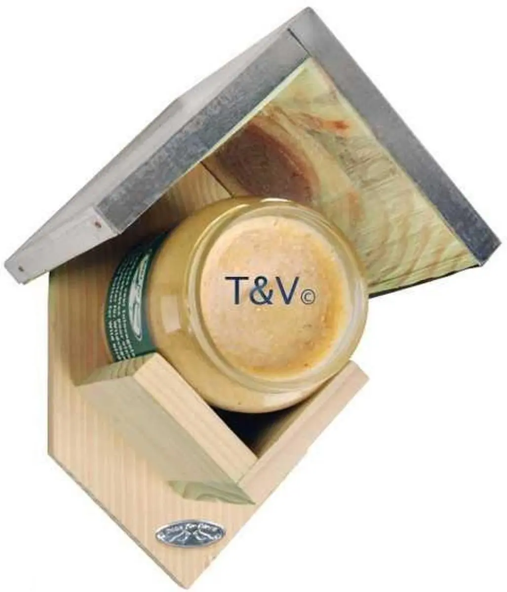 Esschert Design Pindakaashuisje - Hangend - Beige - afbeelding 2 van 6