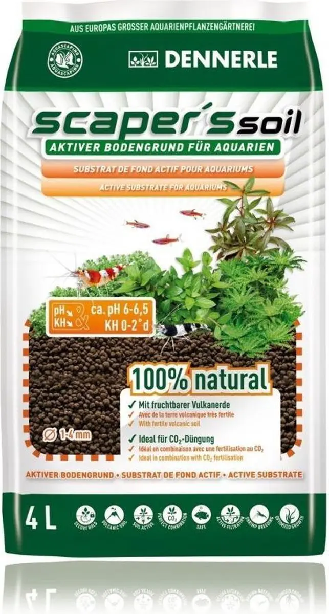 Dennerle Scaper Soil Zwart