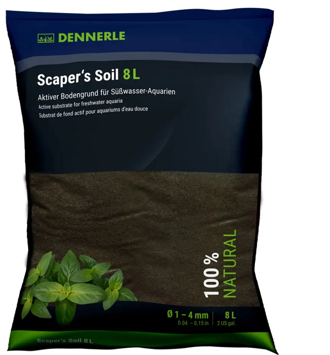 Dennerle Scaper Soil Zwart - pH-verlagende bodem