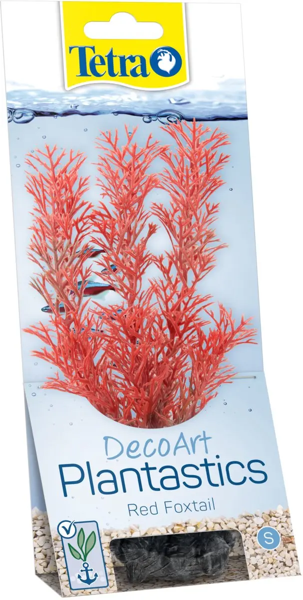 Tetra Decoart Plantastics Foxtail 36cm - Rood
