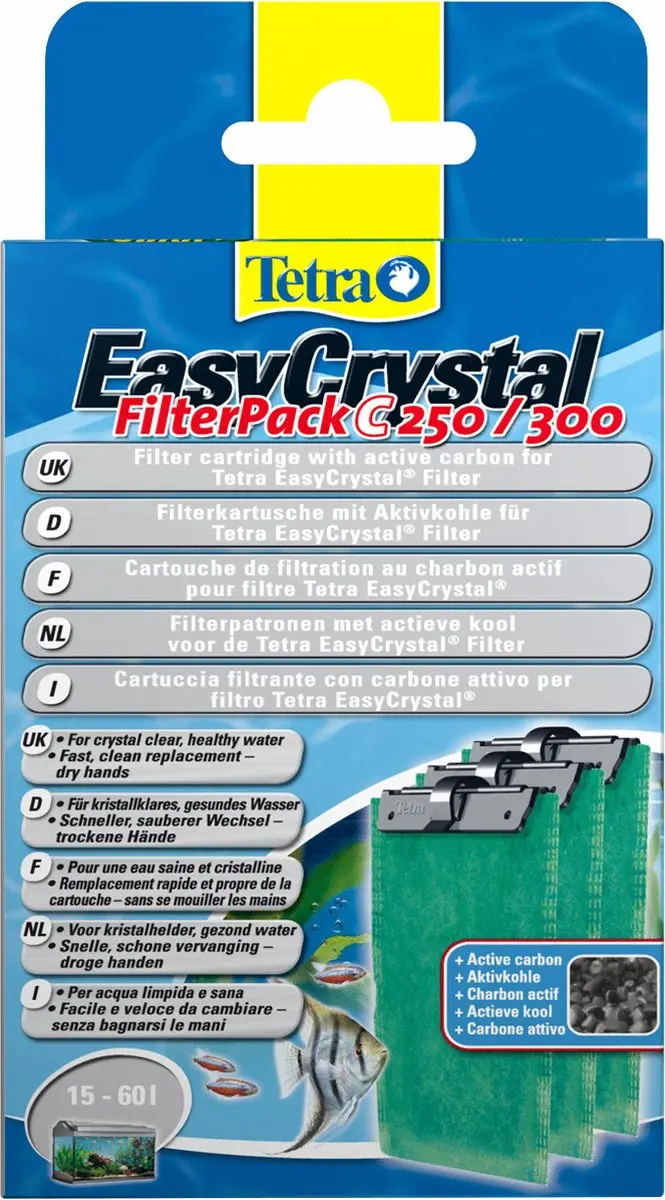 Tetra EasyCrystal Filter Pack C250/C300 Aquariumfilter - 60L - afbeelding 6 van 6