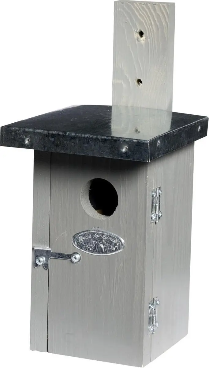Esschert Design Winterkoning Vogelhuisje - Grijs