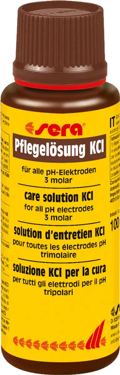 Sera Onderhoudsvloeistof KCl - voor PH-elektroden - Geel
