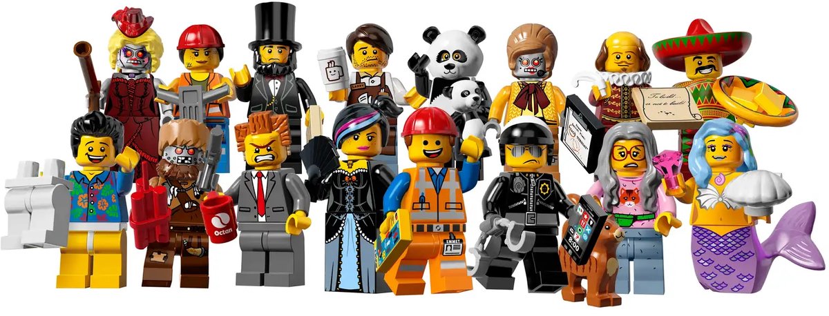 LEGO Minifigures The Lego Movie - 71004 (Verrassingszakje, 1 Figuur per verpakking)