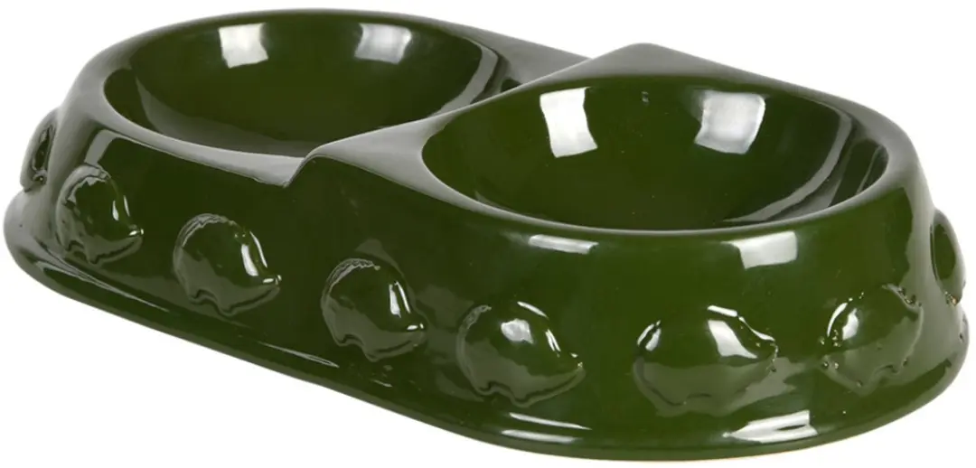 Esschert Design Egel Voeder- en Drinkschaal Groen - 22x12x5cm - afbeelding 6 van 6