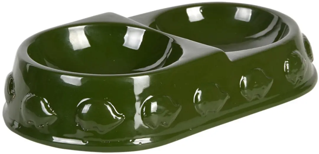 Esschert Design Egel Voeder- en Drinkschaal Groen - 22x12x5cm